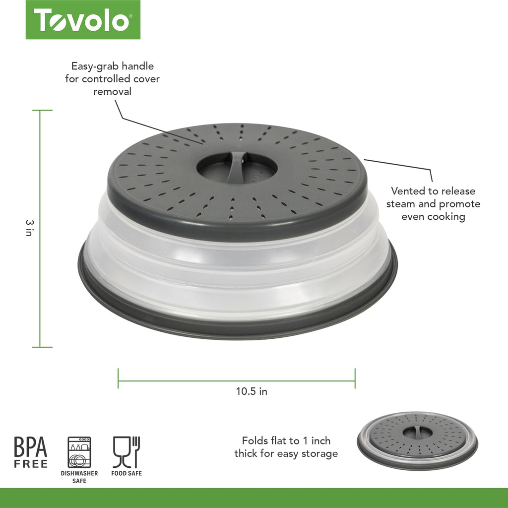 Tovolo, Cover Food Microwave Charcoal