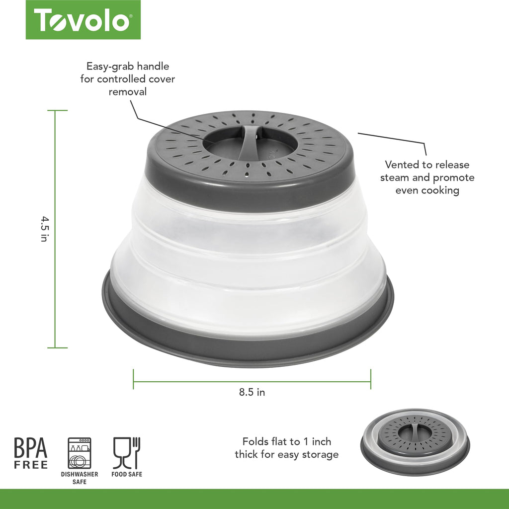Tovolo, Cover Food Microwave Charcoal
