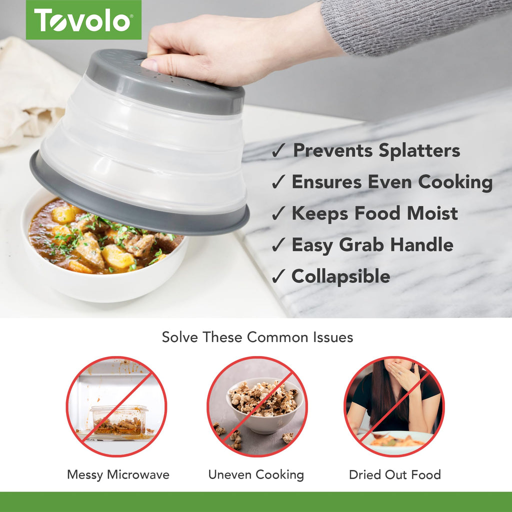 Tovolo, Cover Food Microwave Charcoal