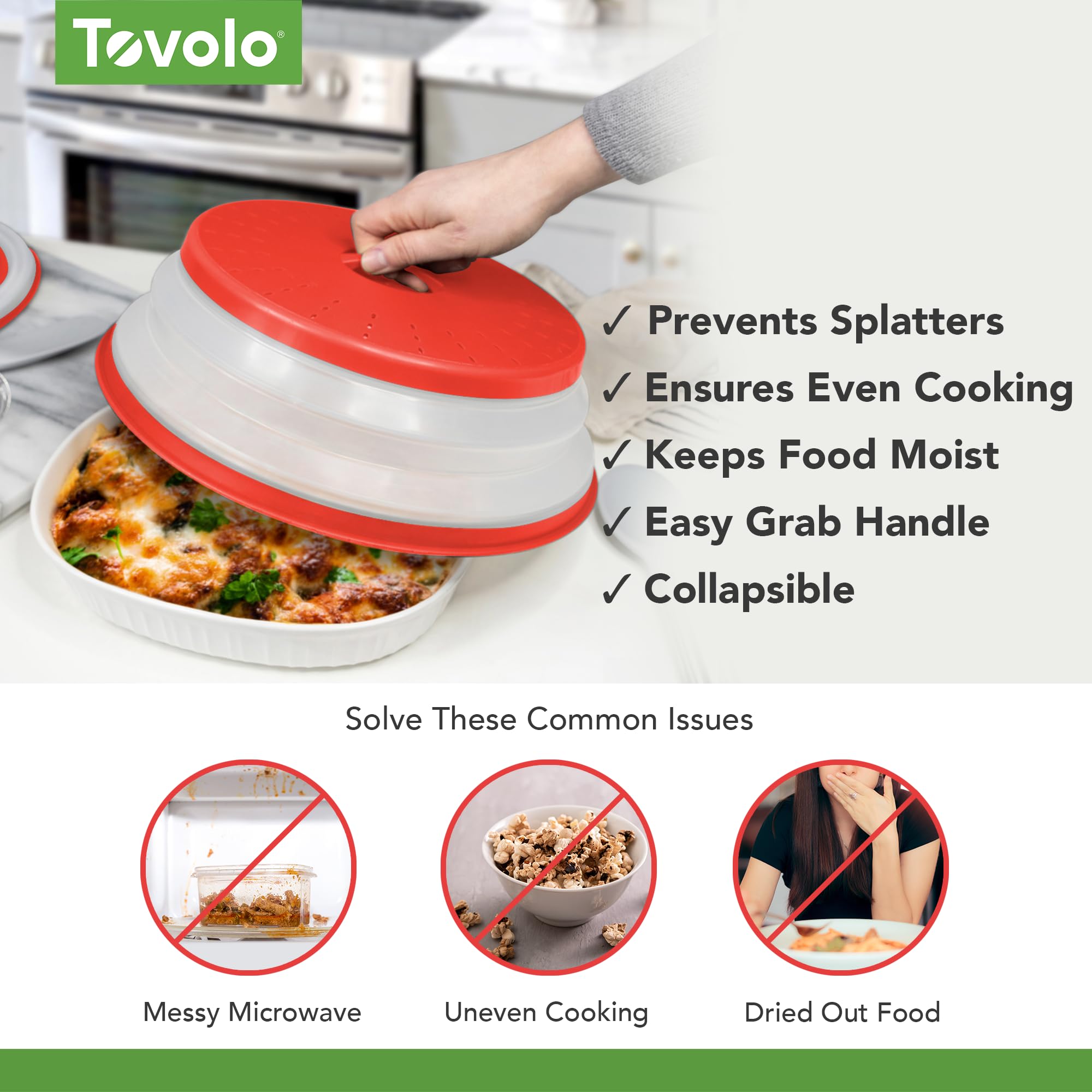 Tovolo, Cover Food Microwave Charcoal