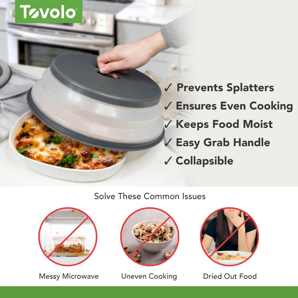 Tovolo, Cover Food Microwave Charcoal