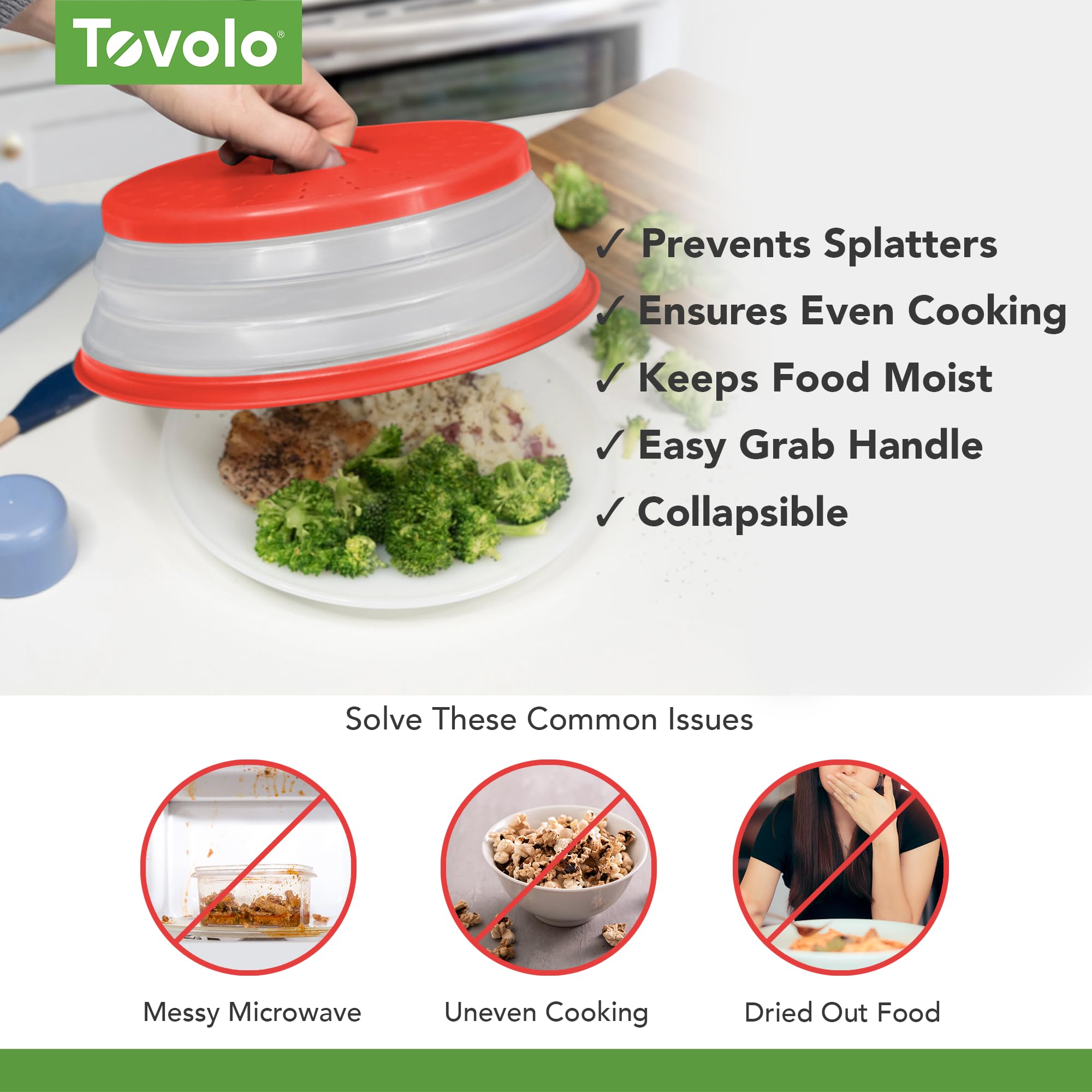 Tovolo, Cover Food Microwave Charcoal