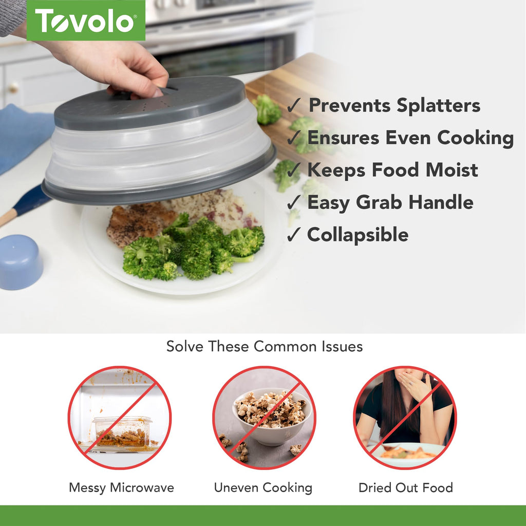 Tovolo, Cover Food Microwave Charcoal