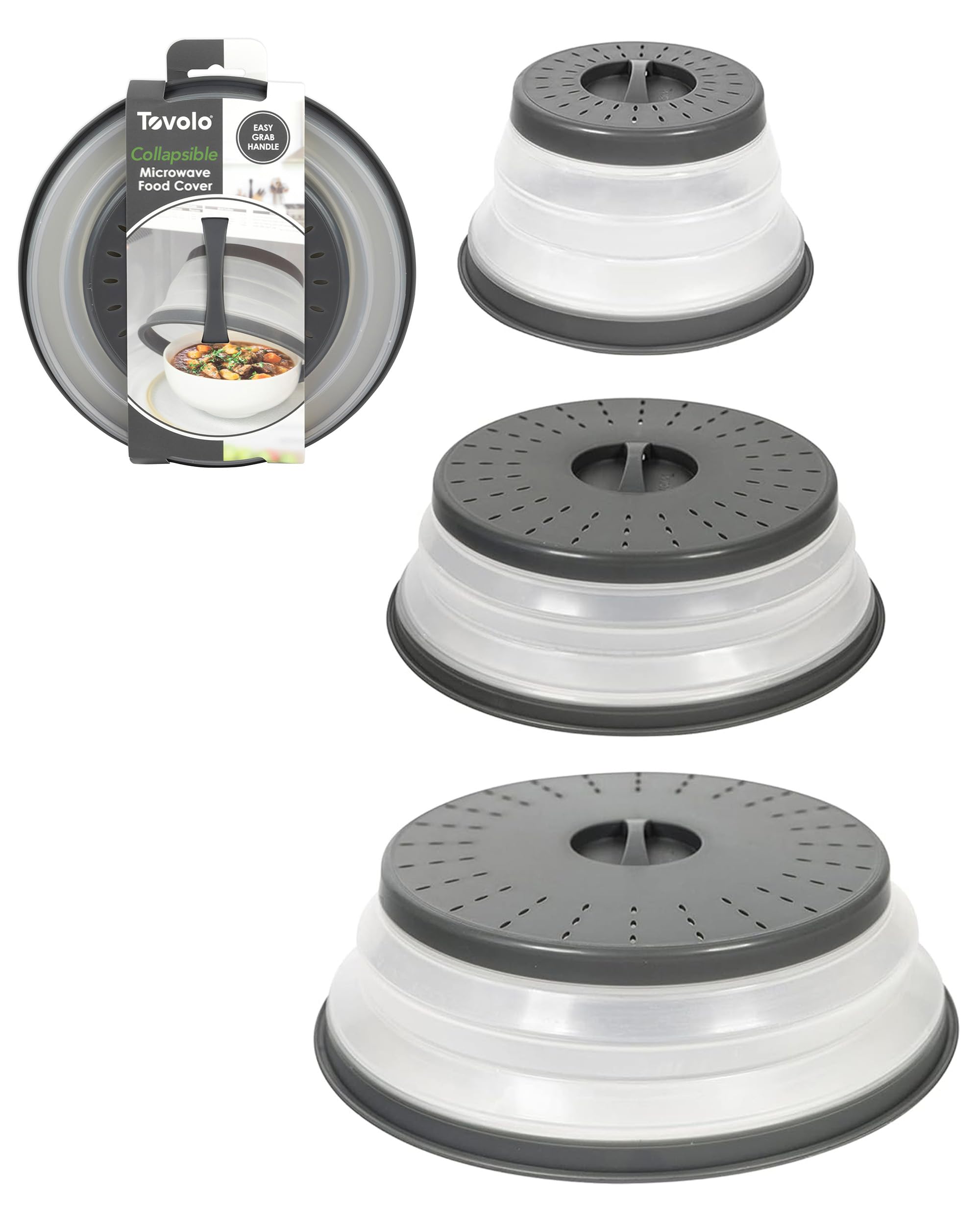 Tovolo, Cover Food Microwave Charcoal