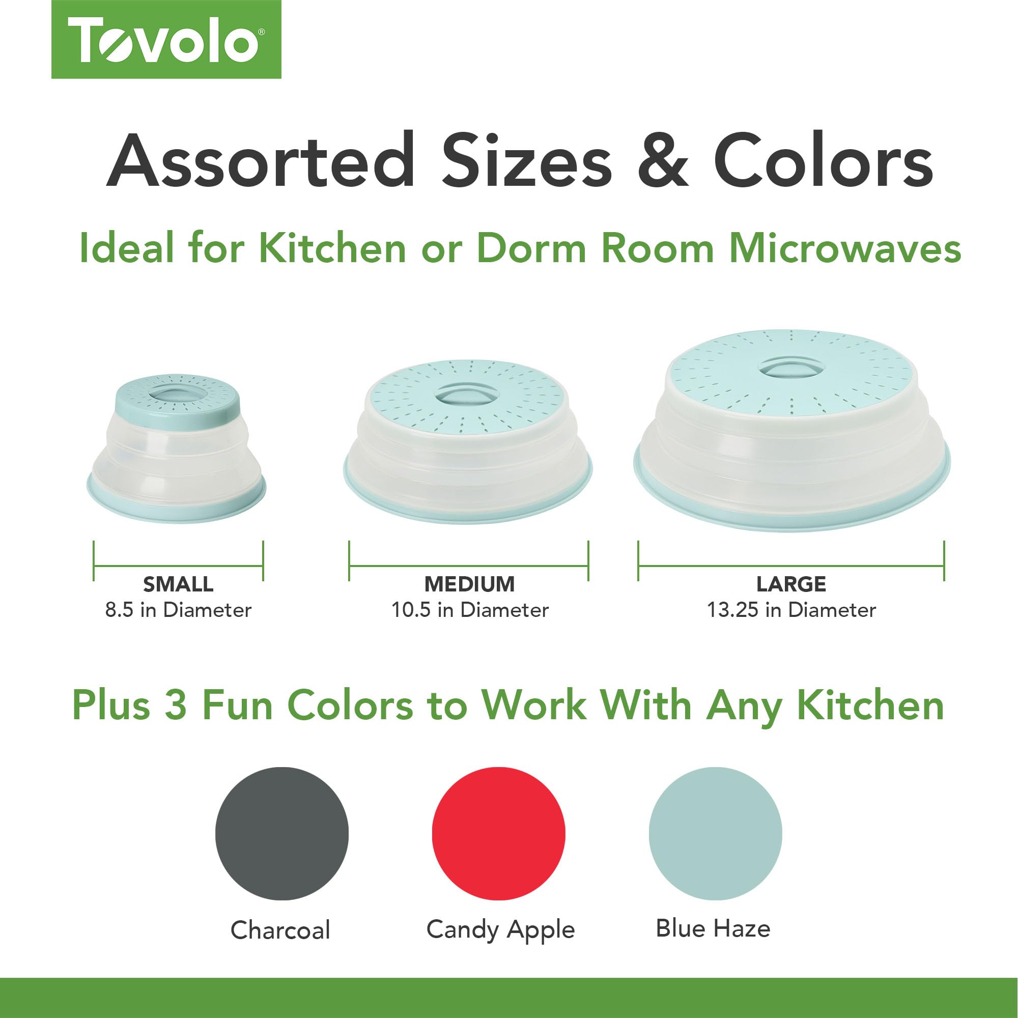Tovolo, Cover Food Microwave Charcoal