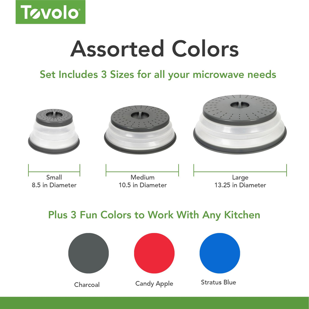 Tovolo, Cover Food Microwave Charcoal
